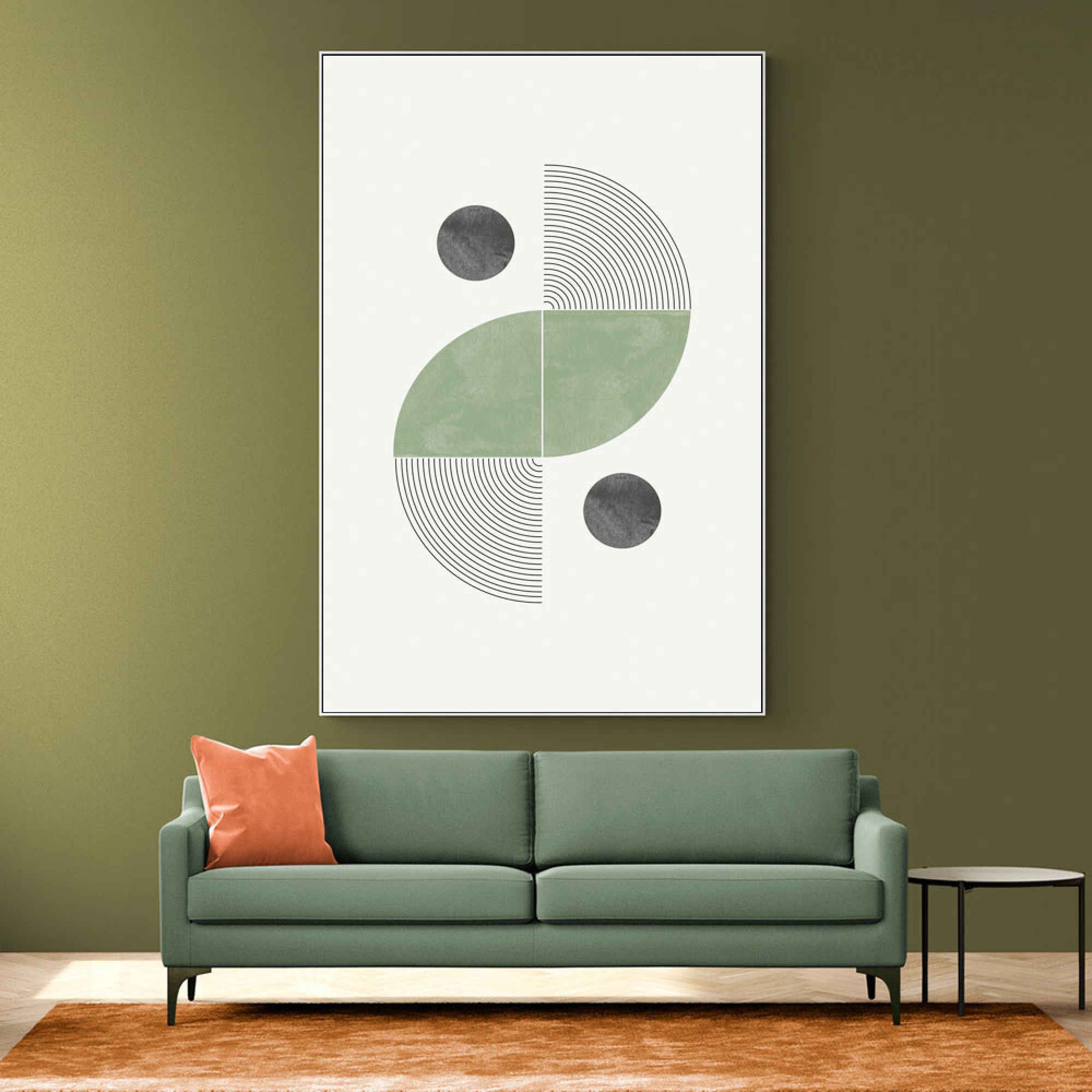 Geometric Shape 01 Wall Art - Geometric Statement Wall Art For Studios